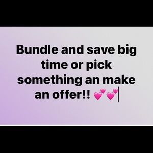Bundle and send me an offer or I will send you one!